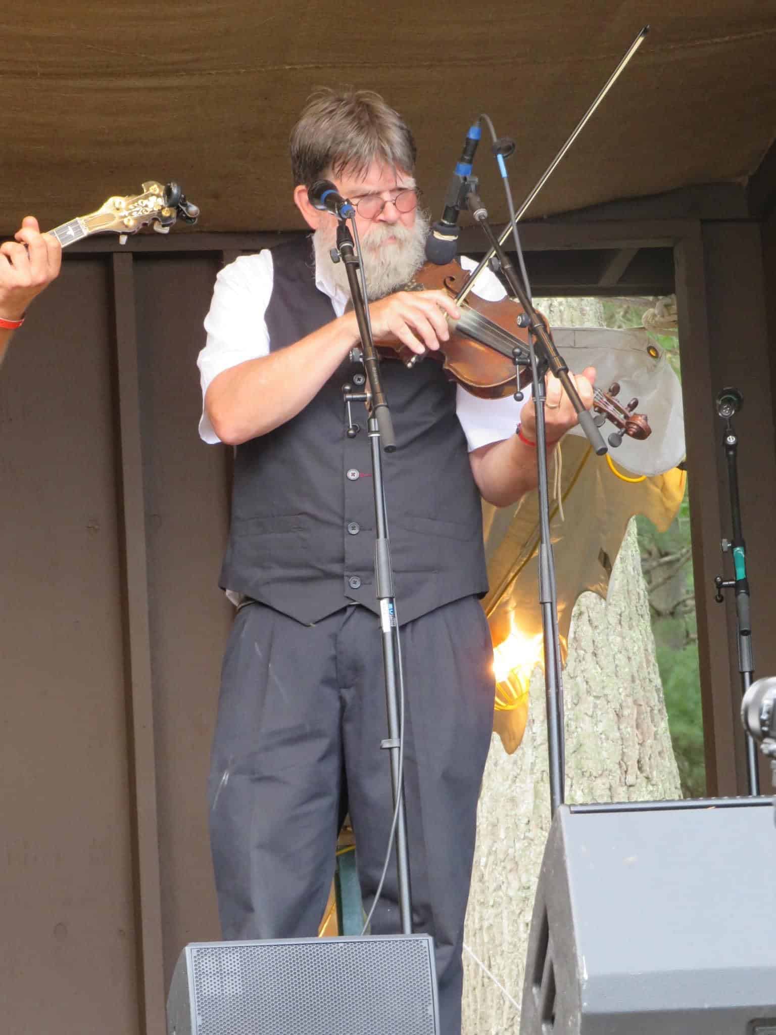 Michael Conant on fiddle at TPB